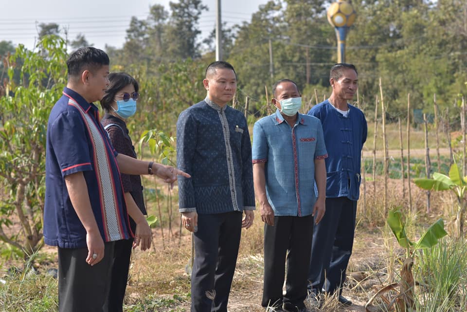 รองผู้ว่าราชการจังหวัดมหาสารคาม เปิดกิจกรรม ฝึกอบรมเพิ่มทักษะระยะสั้นการพัฒนากสิกรรมสู่ระบบเศรษฐกิจพอเพียง รูปแบบ โคก หนอง นา โมเดล รุ่นที่ 5