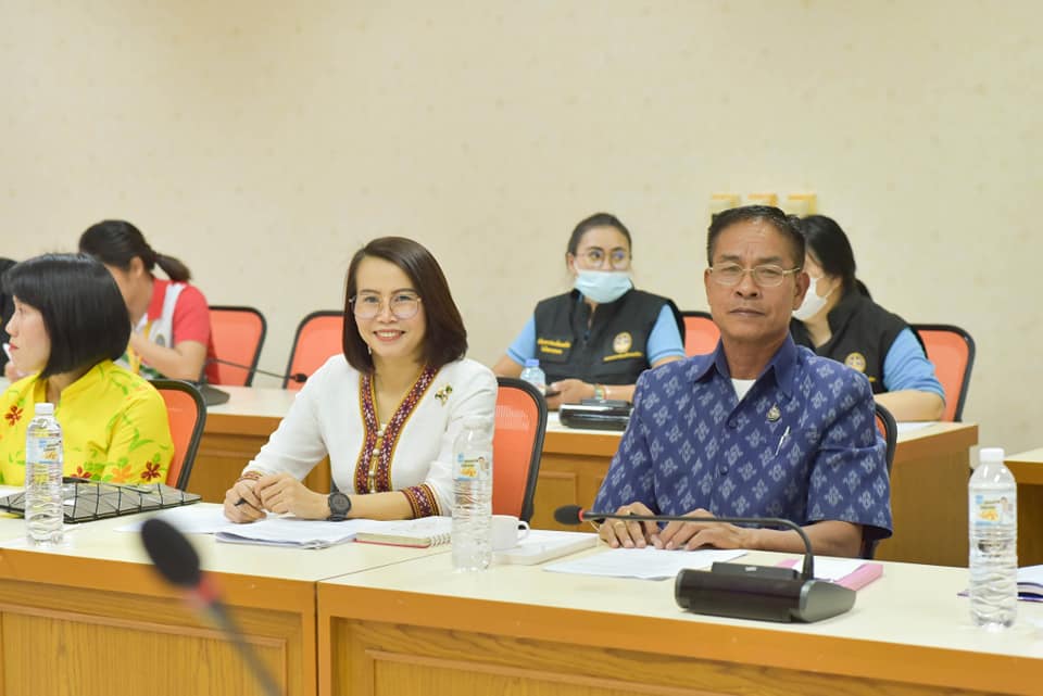 พช.มหาสารคาม ร่วมประชุมคณะกรรมการฝ่ายจัดขบวนแห่วันเปิดงานบุญเบิกฟ้าและงานกาชาดจังหวัดมหาสารคาม