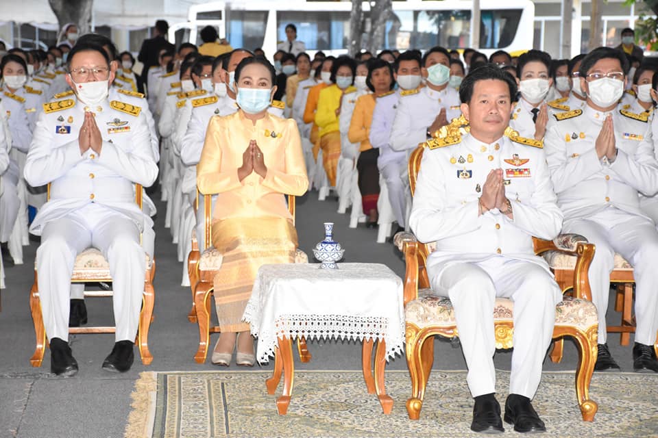พช.มหาสารคาม ร่วมกิจกรรมเนื่องในวันคล้ายวันพระบรมราชสมภพพระบาทสมเด็จพระบรมชนกาธิเบศร มหาภูมิพลอดุลยเดชมหาราช บรมนาถบพิตร วันชาติ และวันพ่อแห่งชาติ 5 ธันวาคม 2563 ในวันเสาร์ที่ 5 ธันวาคม 2563
