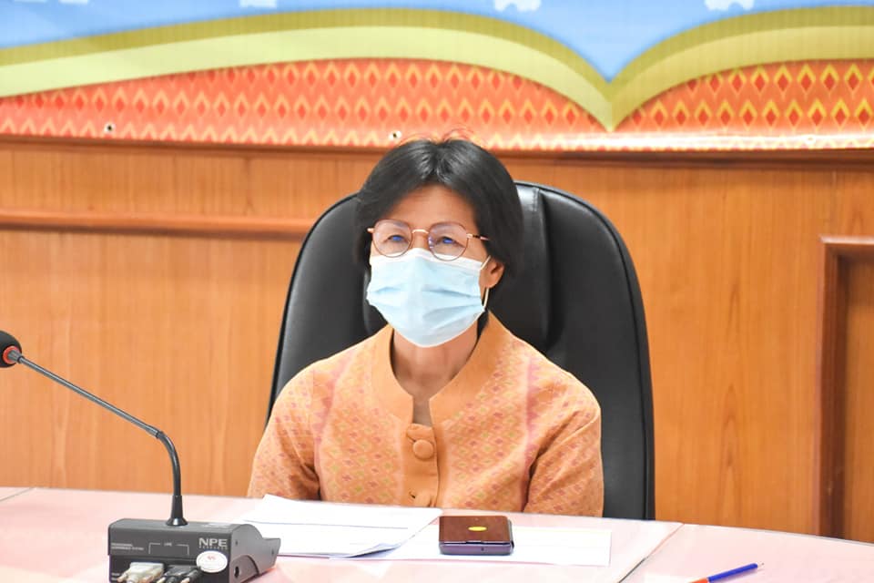 พช.มหาสารคาม ร่วมประชุมติดตามการดำเนินงานกองทุนพัฒนาบทบาทสตรี ผ่านระบบวีดิทัศน์ทางไกล
