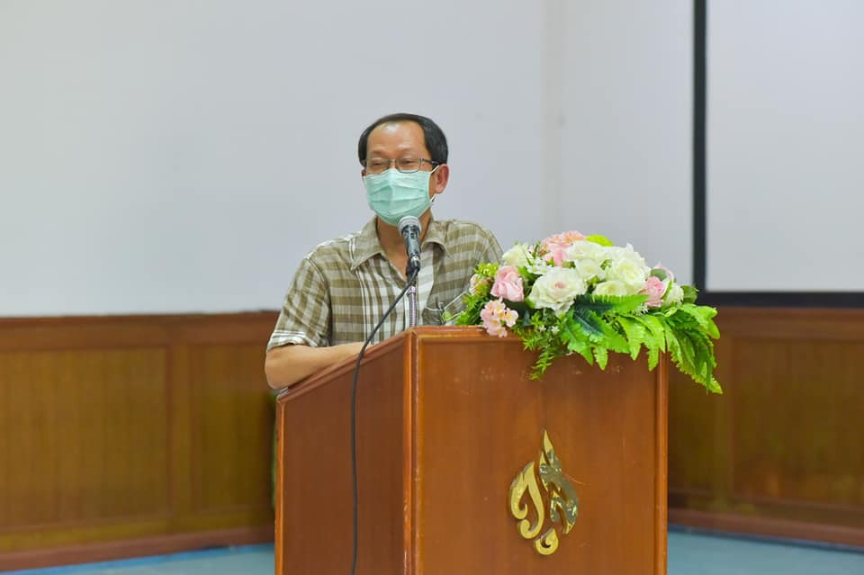 พจ.มหาสารคาม มอบแนวทางการดำเนินงานผู้ประกอบการ OTOP  ในการประชุมเชิงปฏิบัติการส่งเสริมและพัฒนาผลิตภัณฑ์โดยเครือข่ายองค์ความรู้ KBO จังหวัดมหาสารคาม