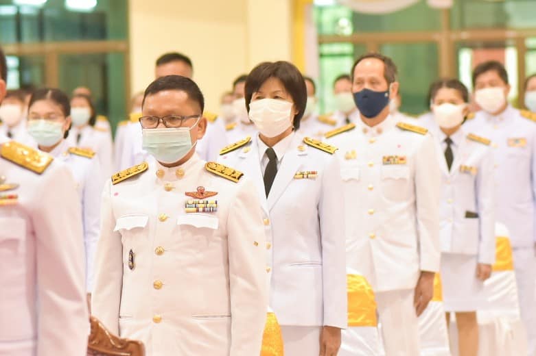 พัฒนาชุมชนจังหวัดมหาสารคาม ร่วมงานรัฐพิธี วันยุทธหัตถีของสมเด็จพระนเรศวรมหาราช