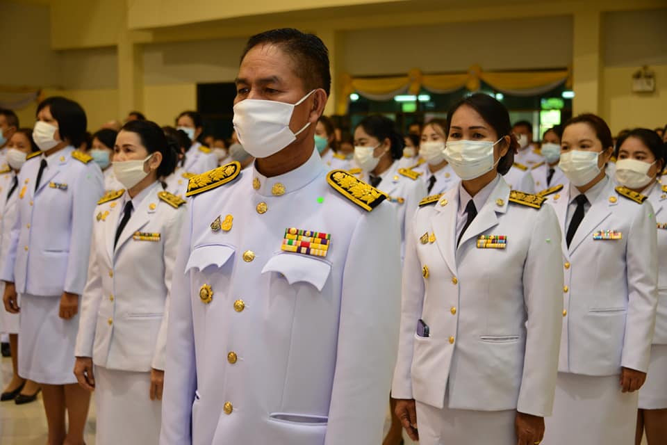 พช.มหาสารคาม ร่วมกิจกรรมเนื่องในวันคล้ายวันพระบรมราชสมภพพระบาทสมเด็จพระบรมชนกาธิเบศร มหาภูมิพลอดุลยเดชมหาราช บรมนาถบพิตร วันชาติ และวันพ่อแห่งชาติ 5 ธันวาคม 2563 ในวันเสาร์ที่ 5 ธันวาคม 2563