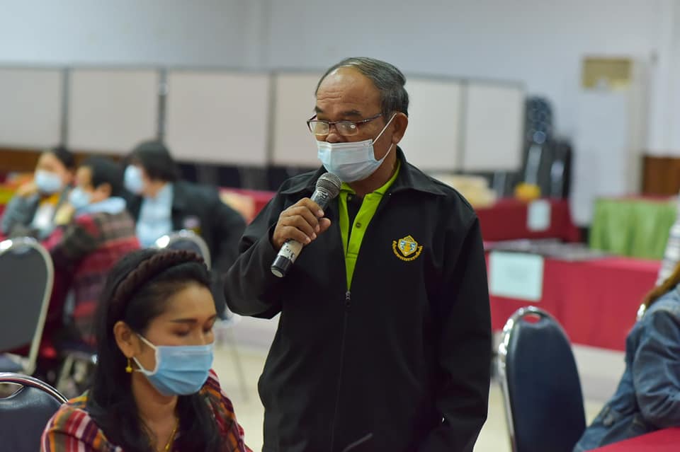 พจ.มหาสารคาม มอบแนวทางการดำเนินงานผู้ประกอบการ OTOP  ในการประชุมเชิงปฏิบัติการส่งเสริมและพัฒนาผลิตภัณฑ์โดยเครือข่ายองค์ความรู้ KBO จังหวัดมหาสารคาม