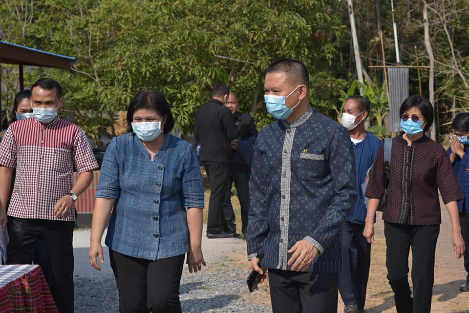 รองผู้ว่าราชการจังหวัดมหาสารคาม เปิดกิจกรรม ฝึกอบรมเพิ่มทักษะระยะสั้นการพัฒนากสิกรรมสู่ระบบเศรษฐกิจพอเพียง รูปแบบ โคก หนอง นา โมเดล รุ่นที่ 5