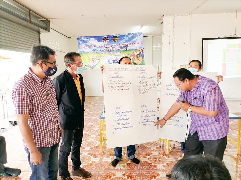 พช.มหาสารคาม​ จัดโครงการสารสนเทศตำบลต้นแบบเพื่อการพัฒนาคุณภาพชีวิต จังหวัดมหาสารคาม ประจำปี 2564