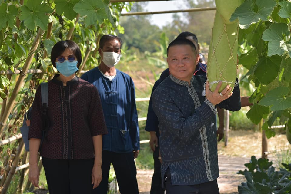 รองผู้ว่าราชการจังหวัดมหาสารคาม เปิดกิจกรรม ฝึกอบรมเพิ่มทักษะระยะสั้นการพัฒนากสิกรรมสู่ระบบเศรษฐกิจพอเพียง รูปแบบ โคก หนอง นา โมเดล รุ่นที่ 5