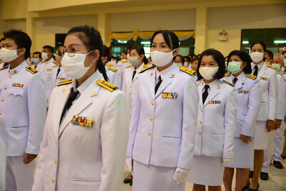 พช.มหาสารคาม ร่วมกิจกรรมเนื่องในวันคล้ายวันพระบรมราชสมภพพระบาทสมเด็จพระบรมชนกาธิเบศร มหาภูมิพลอดุลยเดชมหาราช บรมนาถบพิตร วันชาติ และวันพ่อแห่งชาติ 5 ธันวาคม 2563 ในวันเสาร์ที่ 5 ธันวาคม 2563