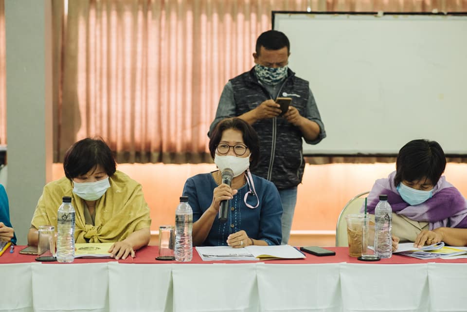 พช.มหาสารคาม ประเชิงปฏิบัติการสร้างความรู้ความเข้าใจเครือข่ายคณะกรรมการบริหารศูนย์ประสานงานองค์การชุมชนระดับจังหวัด (ศอช.จ.)