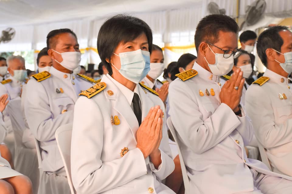 พช.มหาสารคาม ร่วมกิจกรรมเนื่องในวันคล้ายวันพระบรมราชสมภพพระบาทสมเด็จพระบรมชนกาธิเบศร มหาภูมิพลอดุลยเดชมหาราช บรมนาถบพิตร วันชาติ และวันพ่อแห่งชาติ 5 ธันวาคม 2563 ในวันเสาร์ที่ 5 ธันวาคม 2563
