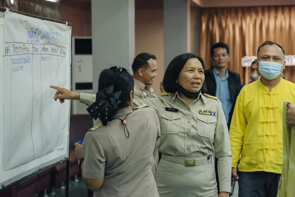 พช.มหาสารคาม ประเชิงปฏิบัติการสร้างความรู้ความเข้าใจเครือข่ายคณะกรรมการบริหารศูนย์ประสานงานองค์การชุมชนระดับจังหวัด (ศอช.จ.)