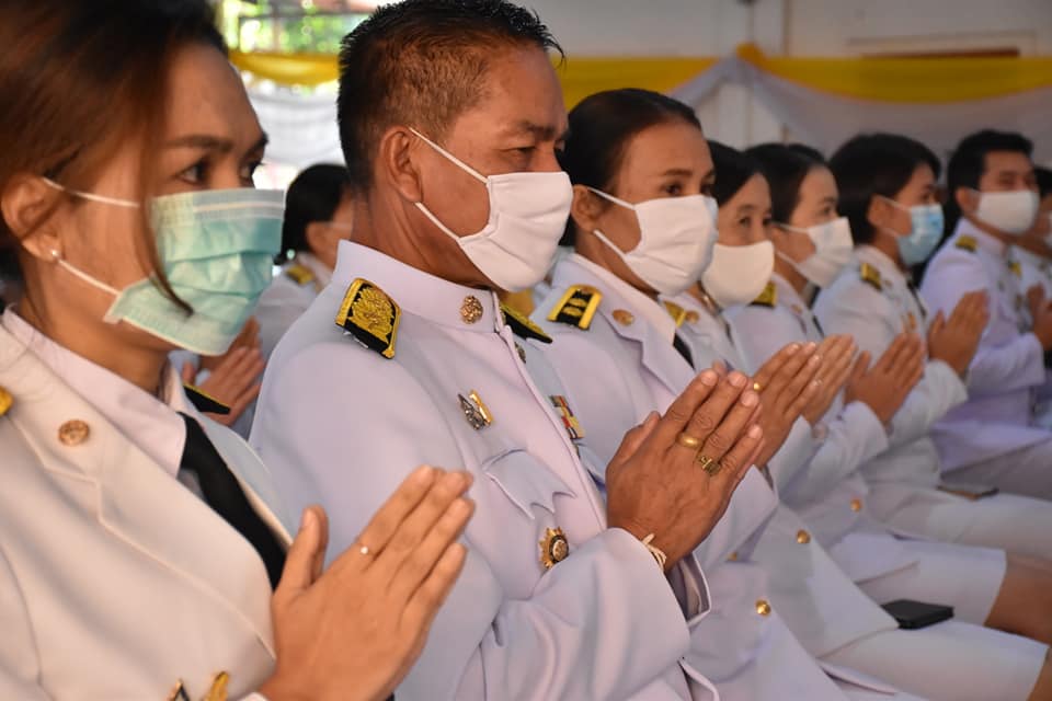 พช.มหาสารคาม ร่วมกิจกรรมเนื่องในวันคล้ายวันพระบรมราชสมภพพระบาทสมเด็จพระบรมชนกาธิเบศร มหาภูมิพลอดุลยเดชมหาราช บรมนาถบพิตร วันชาติ และวันพ่อแห่งชาติ 5 ธันวาคม 2563 ในวันเสาร์ที่ 5 ธันวาคม 2563