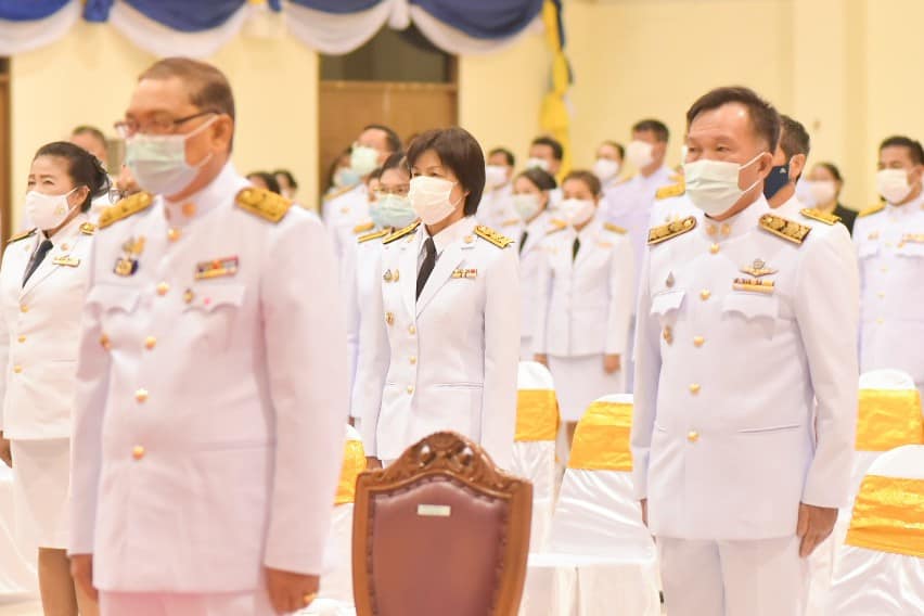 พัฒนาชุมชนจังหวัดมหาสารคาม ร่วมงานรัฐพิธี วันยุทธหัตถีของสมเด็จพระนเรศวรมหาราช