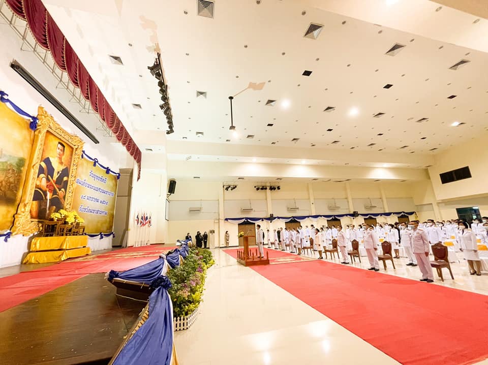 พัฒนาชุมชนจังหวัดมหาสารคาม ร่วมงานรัฐพิธี วันยุทธหัตถีของสมเด็จพระนเรศวรมหาราช