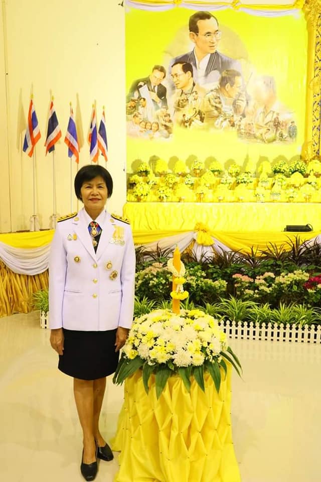 พช.มหาสารคาม ร่วมพิธีจุดเทียนสดุดีพระเกียรติคุณและน้อมรำลึกในพระมหากรุณาธิคุณของ  พระบาทสมเด็จพระบรมชนกาธิเบศร มหาภูมิพลอดุลยเดชมหาราช บรมนาถบพิตร วันชาติ และวันพ่อแห่งชาติ 5 ธันวาคม 2563