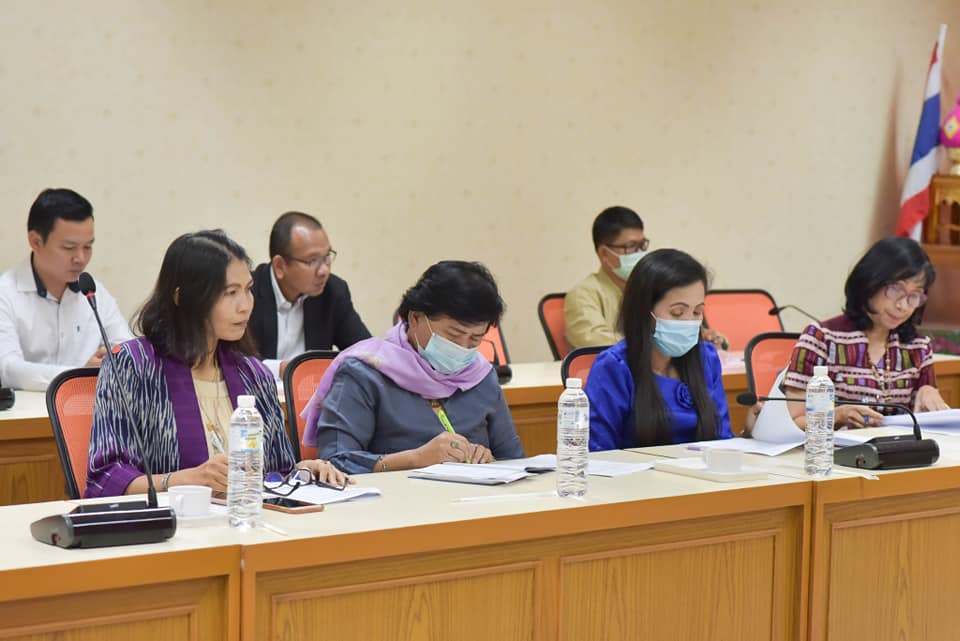 พช.มหาสารคาม ร่วมประชุมคณะกรรมการฝ่ายจัดขบวนแห่วันเปิดงานบุญเบิกฟ้าและงานกาชาดจังหวัดมหาสารคาม