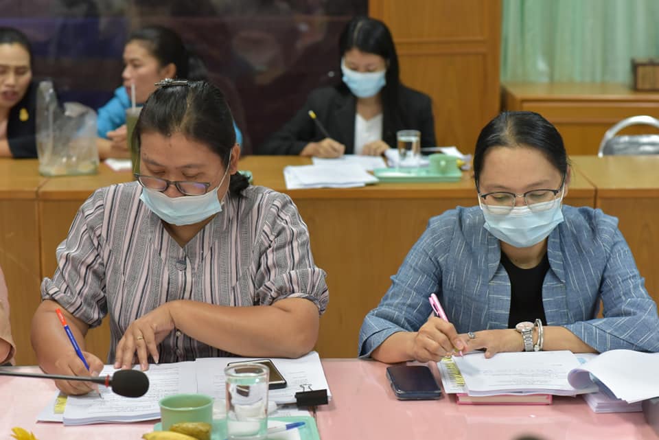 พช.มหาสารคาม จัดประชุมประจำเดือนสำนักงานพัฒนาชุมชนจังหวัดมหาสารคาม