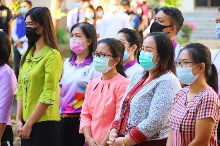 พช.มหาสารคาม เข้าร่วมกิจกรรมการส่งมอบโครงการปรับภูมิทัศน์ศาลากลางจังหวัดมหาสารคาม