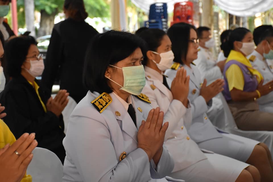 พช.มหาสารคาม ร่วมกิจกรรมเนื่องในวันคล้ายวันพระบรมราชสมภพพระบาทสมเด็จพระบรมชนกาธิเบศร มหาภูมิพลอดุลยเดชมหาราช บรมนาถบพิตร วันชาติ และวันพ่อแห่งชาติ 5 ธันวาคม 2563 ในวันเสาร์ที่ 5 ธันวาคม 2563