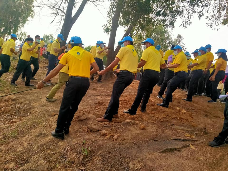 พช. มหาสารคาม ร่วมกิจกรรมตามโครงการจิตอาสาพระราชทาน จังหวัดมหาสารคาม