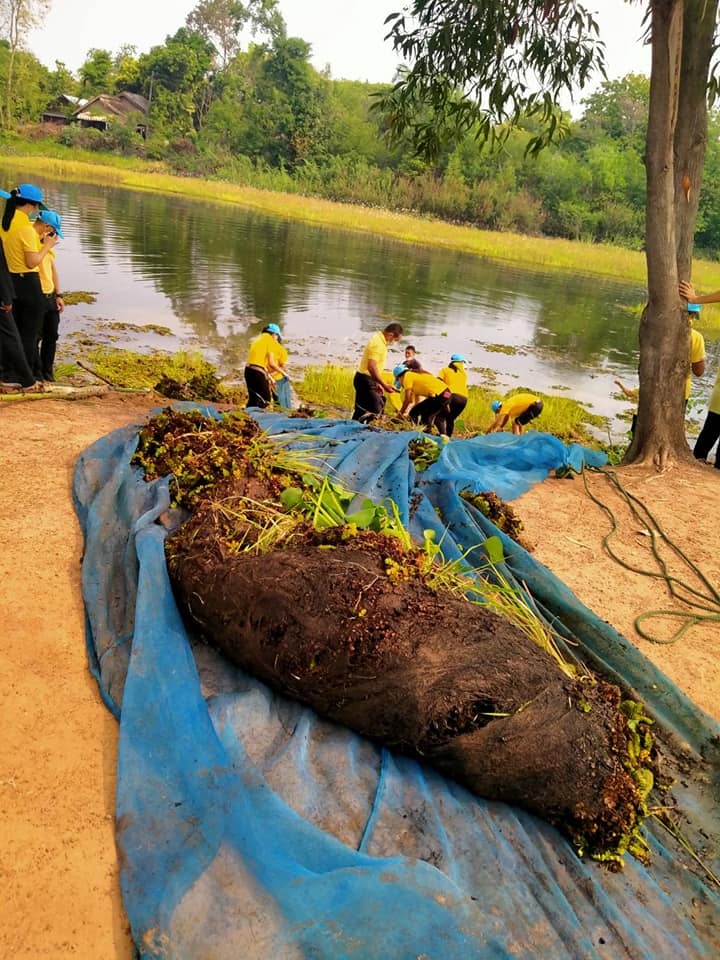 พช. มหาสารคาม ร่วมกิจกรรมตามโครงการจิตอาสาพระราชทาน จังหวัดมหาสารคาม