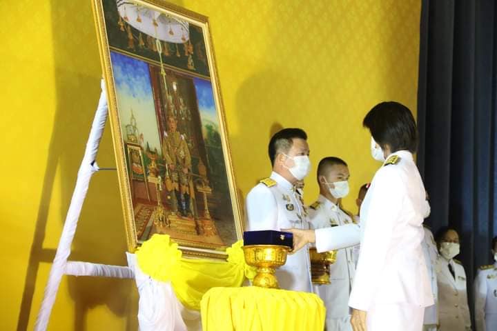 พช.มหาสารคาม เข้าร่วมพิธีรับพระราชทานเครื่องราชอิสริยาภรณ์ชั้นสายสะพาย ประจำปี 2563