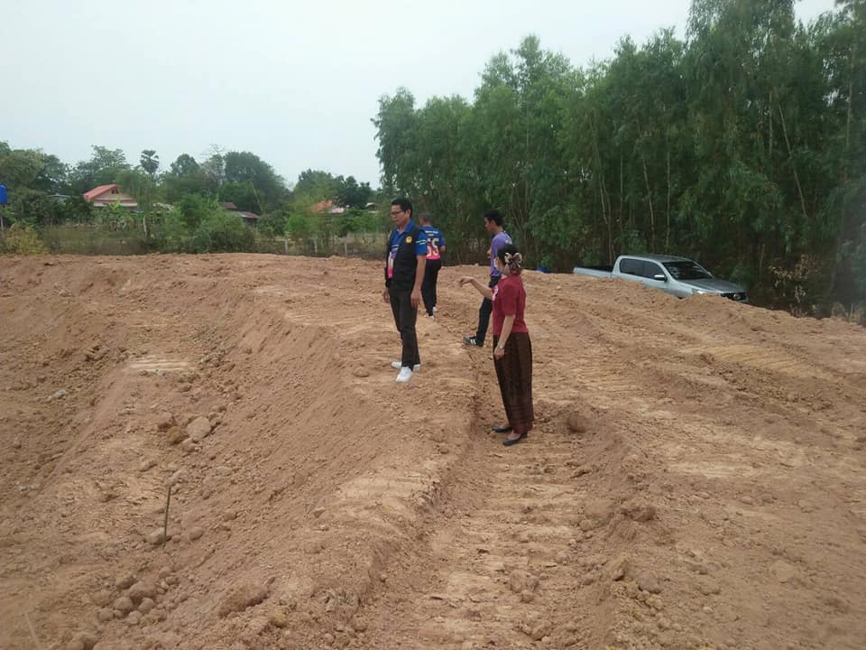 สำนักงานพัฒนาชุมชนอำเภอแกดำ​ ลงพื้นที่สำรวจแปลงครัวเรือนต้นแบบ​ การพัฒนาคุณภาพชีวิตตามหลักทฤษฎีใหม่ ประยุกต์สู่ “โคก หนอง นา โมเดล”