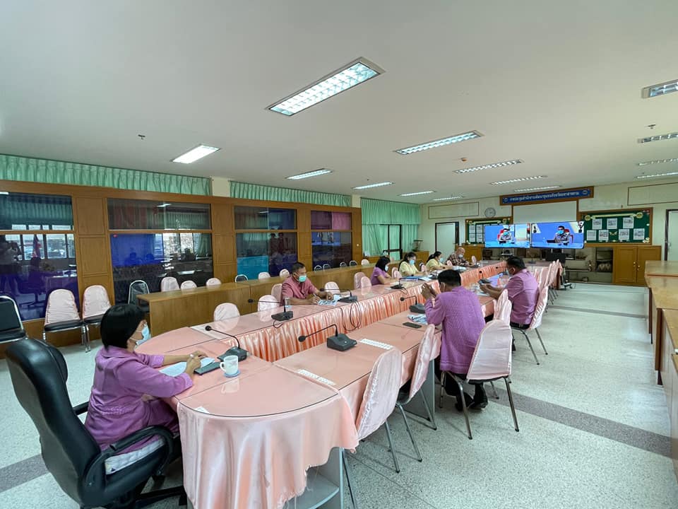 พช.มหาสารคาม เข้าร่วมประชุมกรมการพัฒนาชุมชน ผ่านระบบวีดิทัศน์ทางไกล (Video Conference)