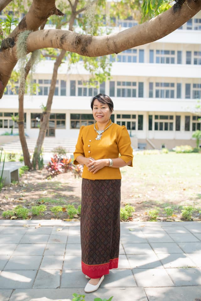 พม.จังหวัดมหาสารคาม ร่วมประชาสัมพันธ์ “ผ้าไทย​ ใส่ให้สนุก” ตามแนวพระดำริ สมเด็จพระเจ้าลูกเธอ เจ้าฟ้าสิริวัณณวรี นารีรัตนราชกัญญา พร้อมขานรับมติ ครม. สนับสนุนการใช้และสวมใส่ผ้าไทย
