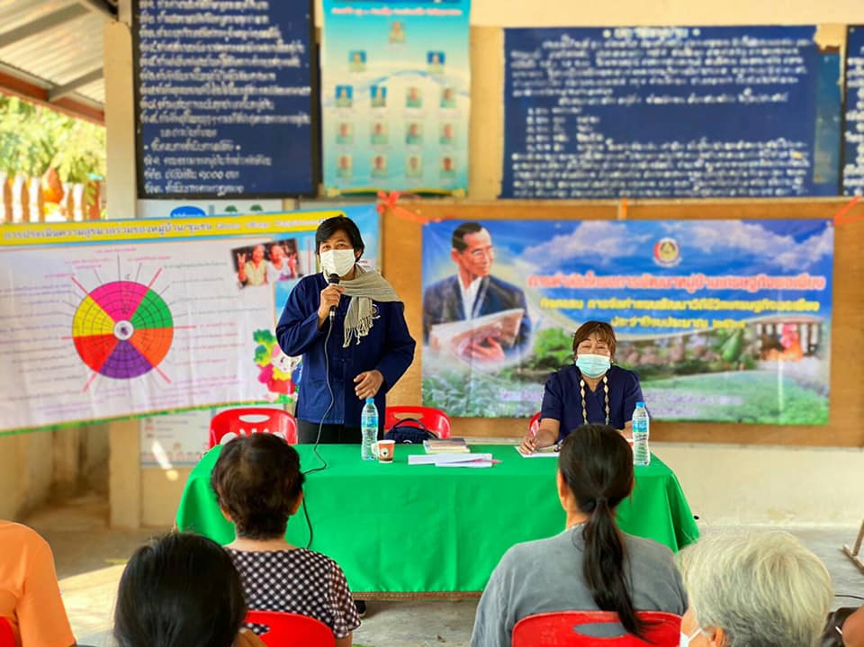 สพอ.กันทรวิชัย​ ร่วมจัดทำแผนพัฒนาวิถีชีวิตเศรษฐกิจพอเพียง กิจกรรมมการประเมิน “อยู่เย็นเป็นสุข”
