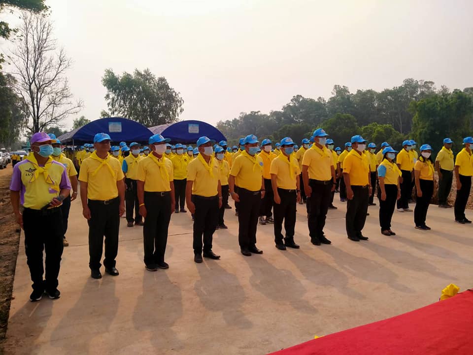 พช. มหาสารคาม ร่วมกิจกรรมตามโครงการจิตอาสาพระราชทาน จังหวัดมหาสารคาม