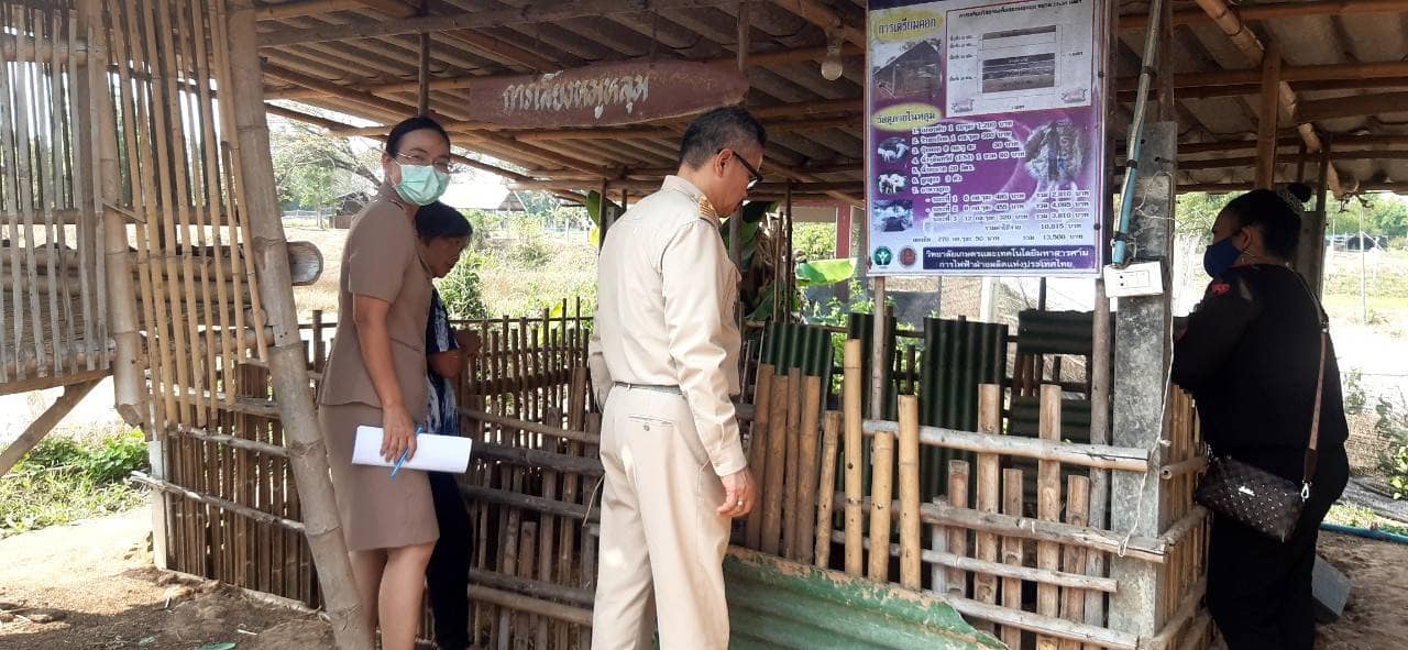 พช.เมืองมหาสารคาม​ ลงพื้นที่เตรียมความพร้อมโครงการส่งเสริมความเป็นผู้ประกอบการชุมชน(โครงการD-HOPE)