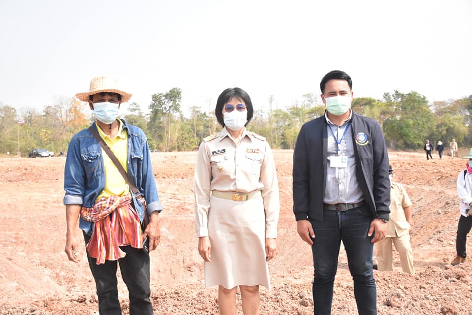 พจ.มหาสารคาม ลงพื้นที่ ติดตามความคืบหน้า “โคก หนอง นา โมเดล”