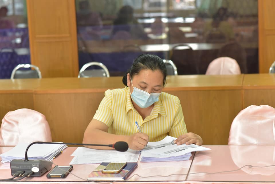 พช.มหาสารคาม เข้าร่วมประชุมกรมการพัฒนาชุมชน ผ่านระบบวีดิทัศน์ทางไกล (Video Conference)