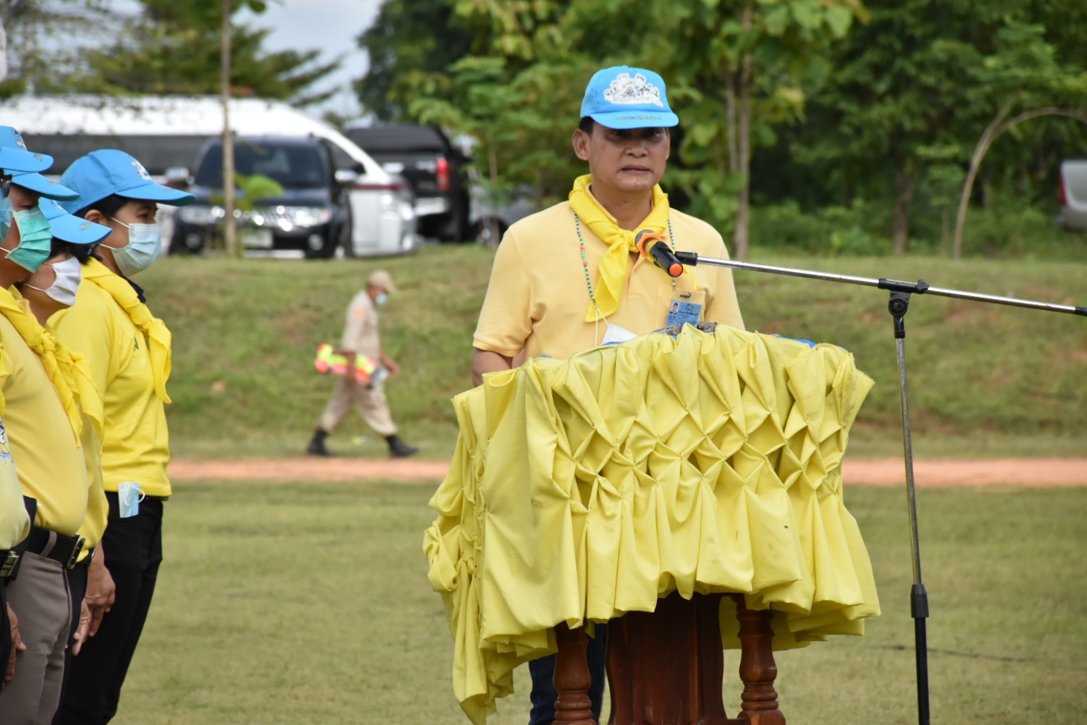 พช.มหาสารคาม รวมทีมเข้าร่วมโครงการปลูกป่า​ และป้องกันไฟป่า​ จังหวัดมหาสารคาม