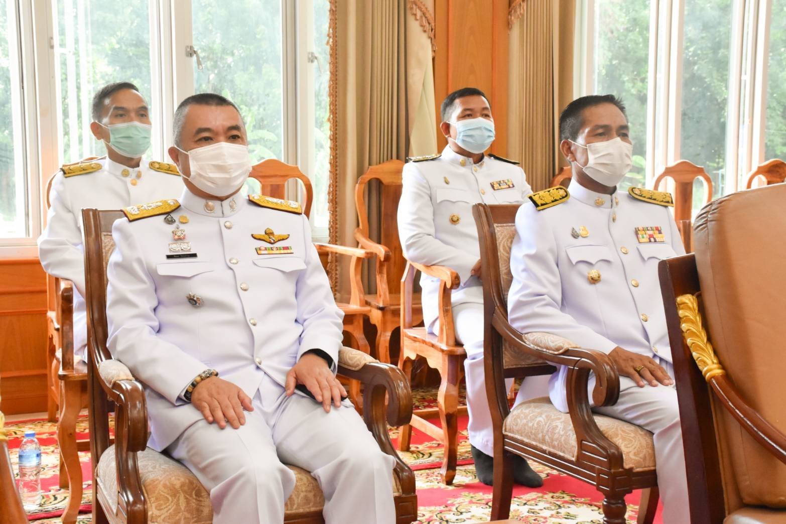 พช.มหาสารคาม ประกอบพิธีมอบเงินพระราชทานขวัญถุงหมู่บ้าน/ชุมชนต้นกล้ากองทุนแม่ของแผ่นดิน ปี ๒๕๖๓