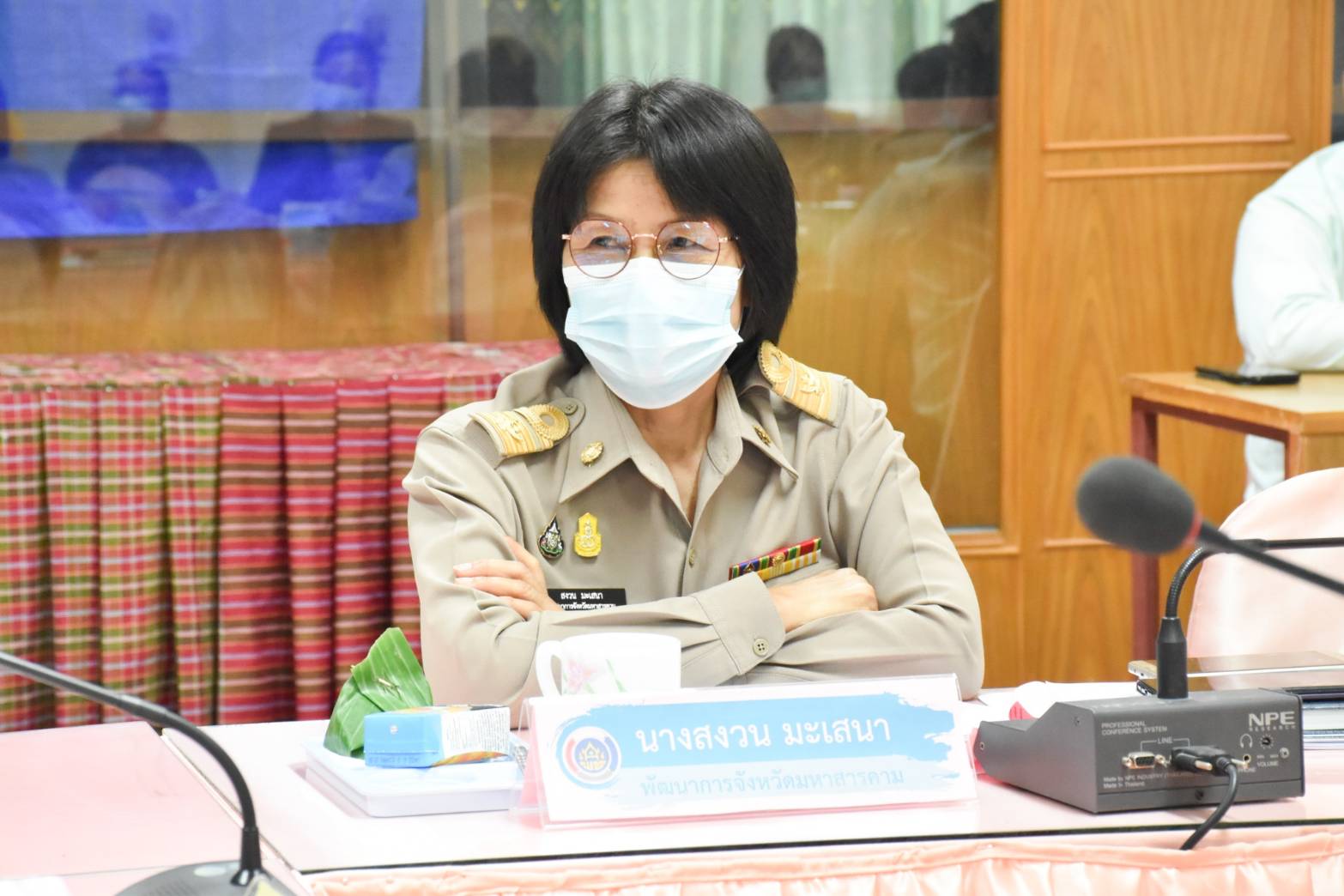 พช.มหาสารคาม จัดประชุมคณะอนุกรรมการบริหารกองทุนพัฒนาบทบาทสตรี ระดับจังหวัด ครั้งที่ 6/2564