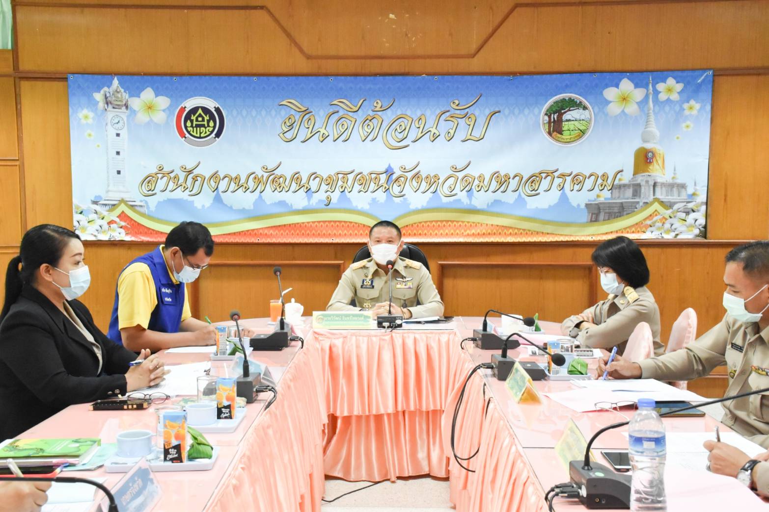 พช.มหาสารคาม จัดประชุมคณะอนุกรรมการบริหารกองทุนพัฒนาบทบาทสตรี ระดับจังหวัด ครั้งที่ 6/2564