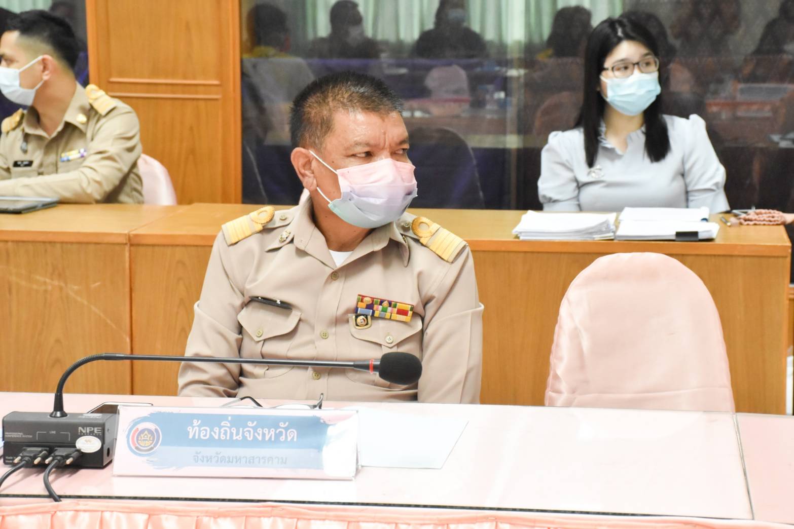 พช.มหาสารคาม จัดประชุมคณะอนุกรรมการบริหารกองทุนพัฒนาบทบาทสตรี ระดับจังหวัด ครั้งที่ 6/2564