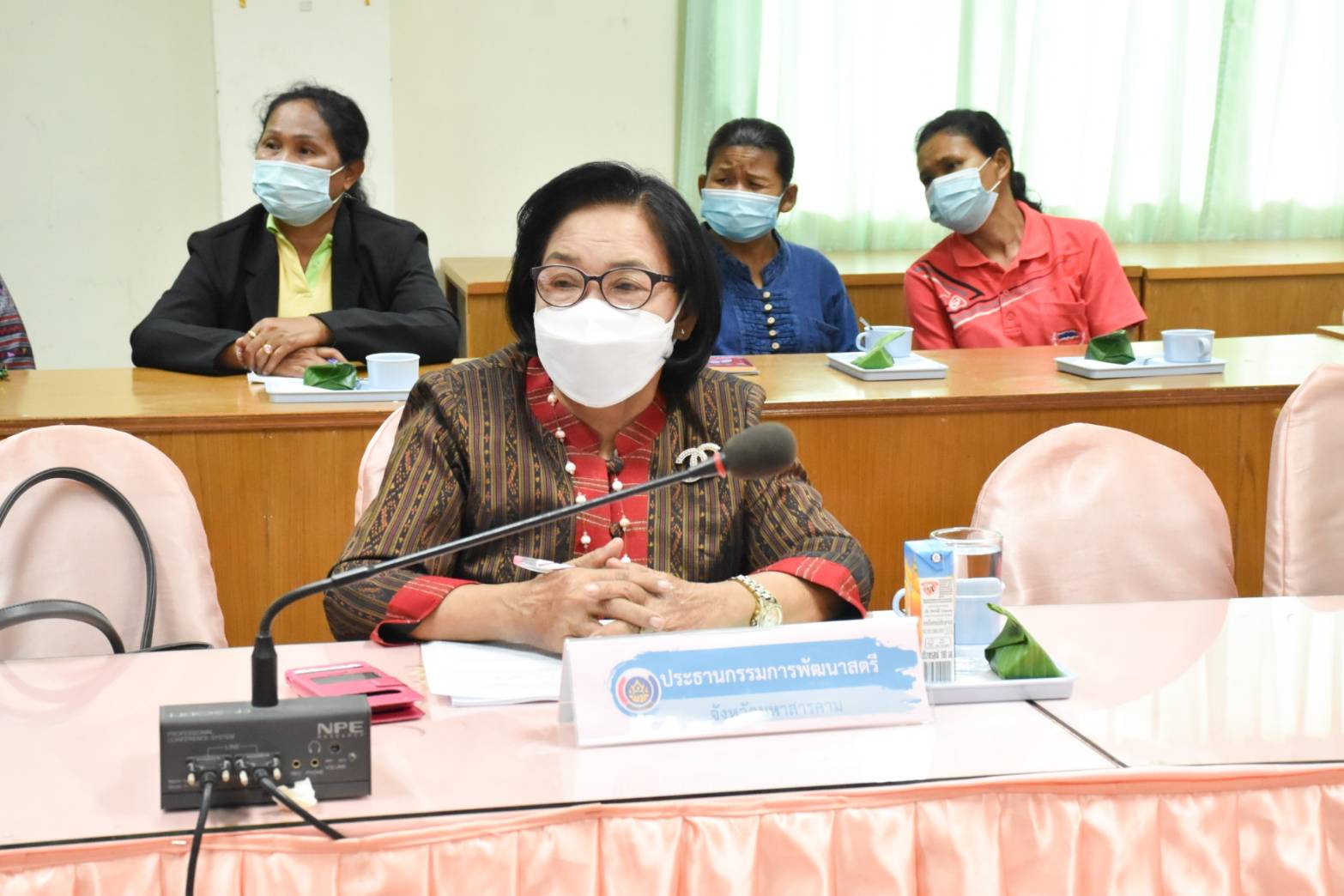 พช.มหาสารคาม จัดประชุมคณะอนุกรรมการบริหารกองทุนพัฒนาบทบาทสตรี ระดับจังหวัด ครั้งที่ 6/2564