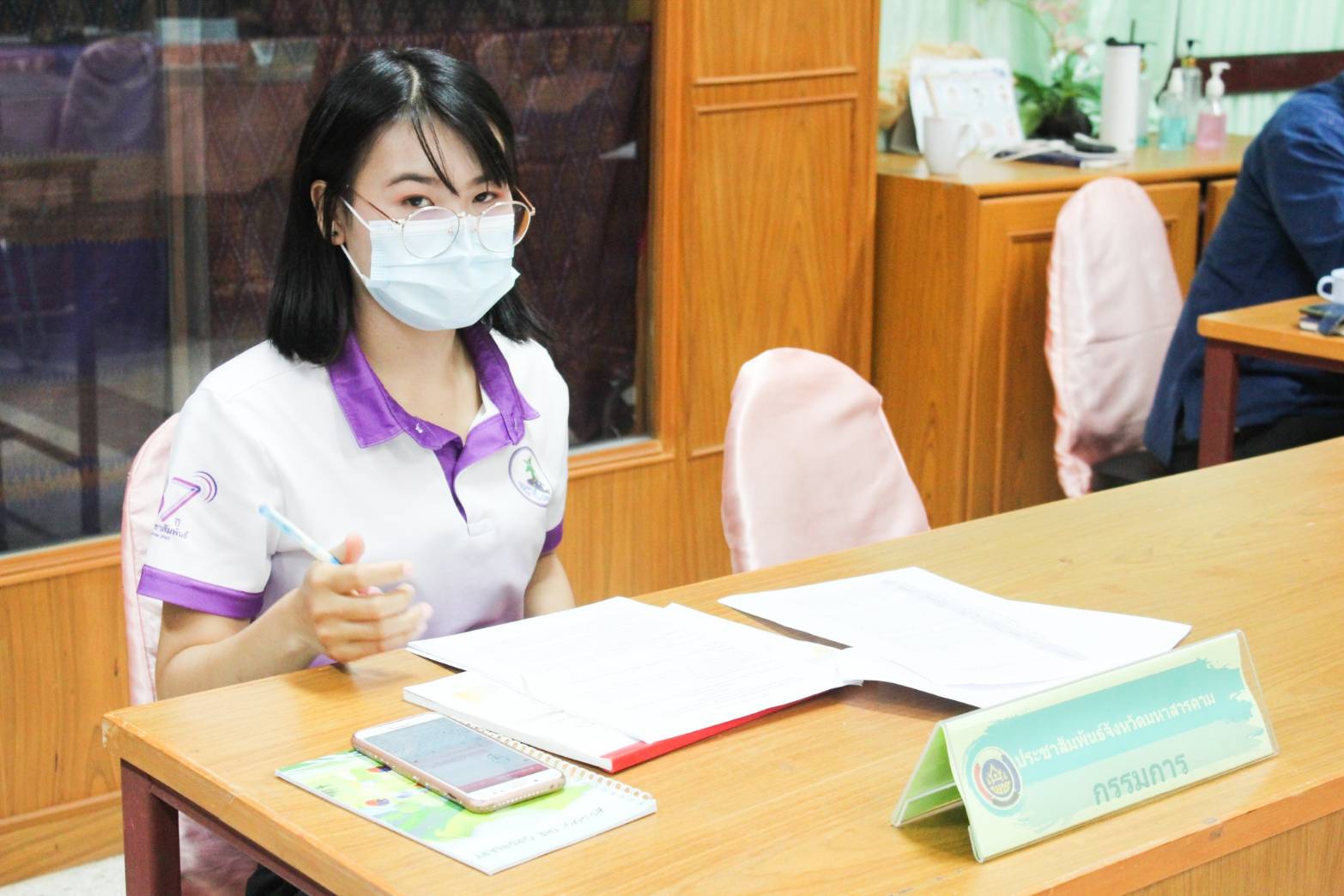 พช.มหาสารคาม ร่วมกับคณะกรรมการเครือข่ายองค์ความรู้ (Knowledge-Based OTOP : KBO) จังหวัดมหาสารคาม ประชุมพิจารณาการพัฒนาผลิตภัณฑ์ OTOP