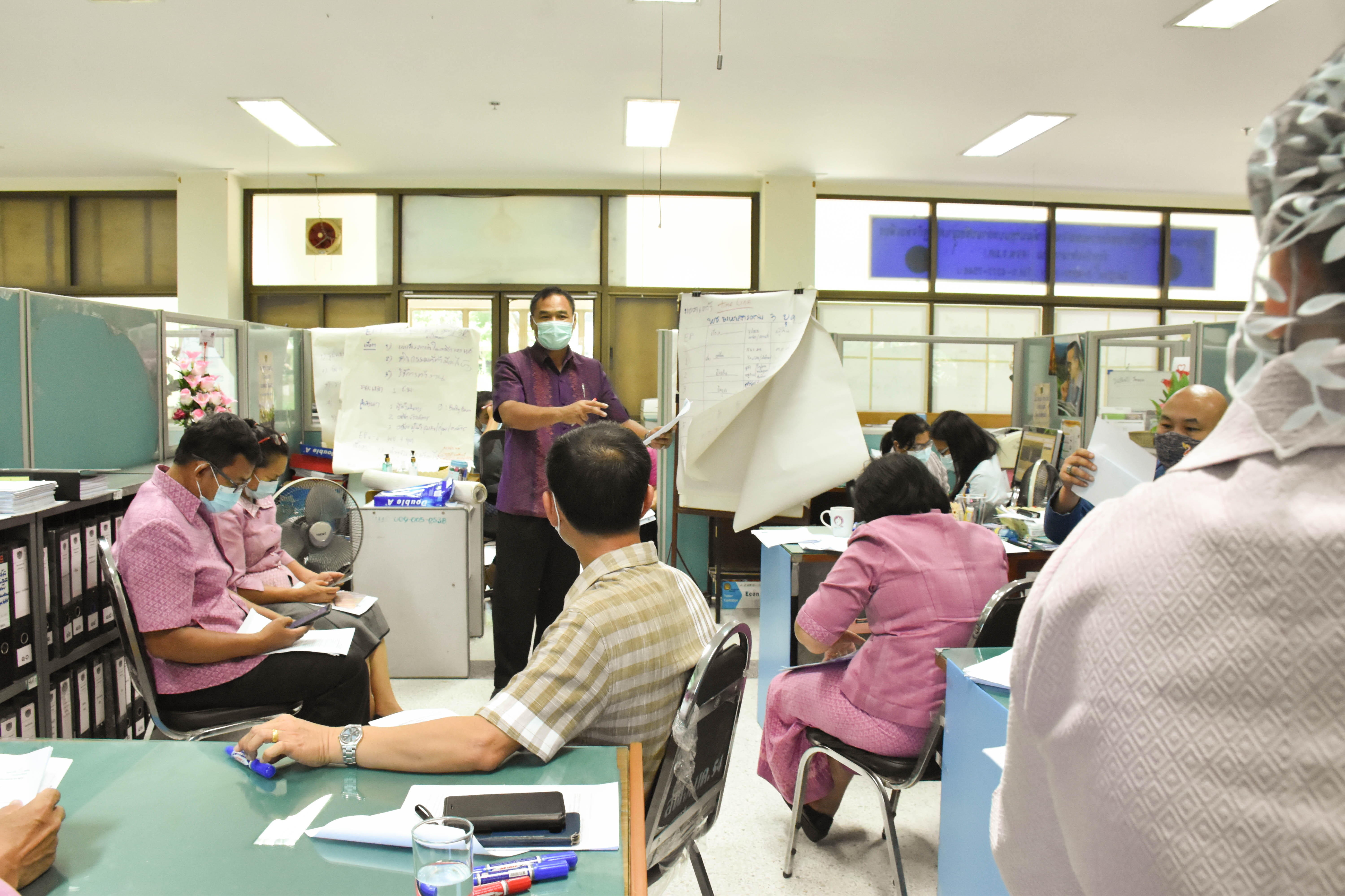 พช.มหาสารคาม ประชุมเข้ม เตรียมคลอดกิจกรรมครบรอบ 60 ปี กรมการพัฒนาชุมชน และร่วมกันระดมความคิดขับเคลื่อนกิจกรรมสำคัญของกรมฯ