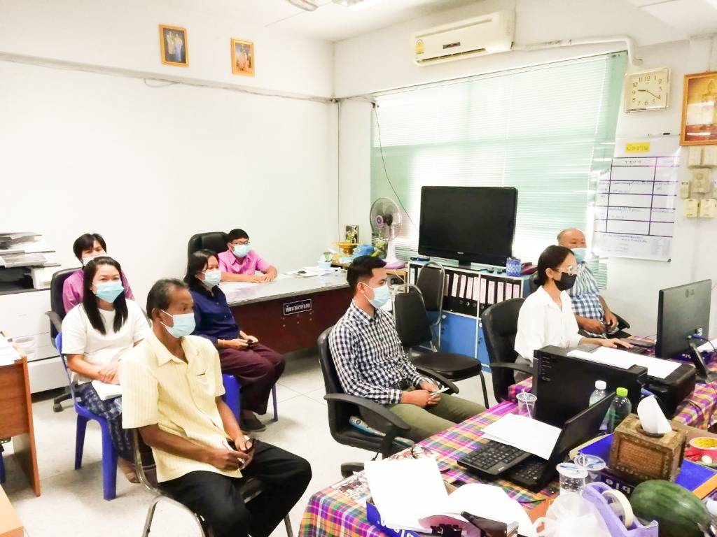 พช.มหาสารคาม ร่วมประชุมสร้างความเข้าใจกระบวนงาน การจัดซื้อ/จัดจ้าง โครงการ “โคก หนอง นา พช.” ผ่านระบบวีดิทัศน์ทางไกล (Video Conference)