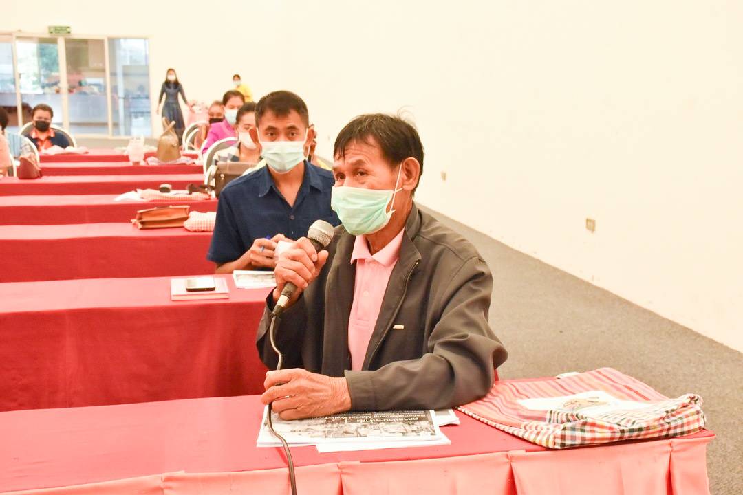 จังหวัดมหาสารคาม จัดกิจกรรมประชุมเชิงปฏิบัติการคณะกรรมการบริหารตลาดและเจ้าหน้าที่พัฒนาชุมชนที่เกี่ยวข้อง ภายใต้โครงการตลาดนัดคนไทยยิ้มได้