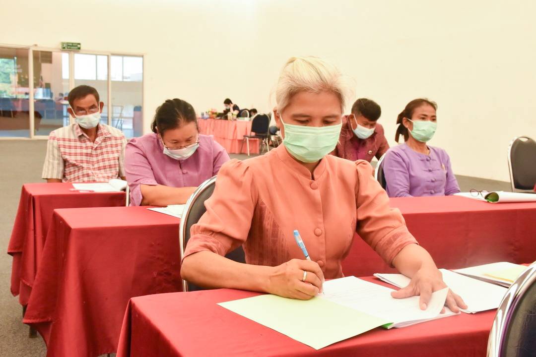 พช.มหาสารคาม จัดกิจกรรมประชุมเชิงปฏิบัติการประเมินผลทุนหมุนเวียนกองทุนพัฒนาบทบาทสตรี ประจำปี 2564 ภายใต้โครงการการพัฒนาระบบบริหารจัดการกองทุน และการประเมินผลทุนหมุนเวียน