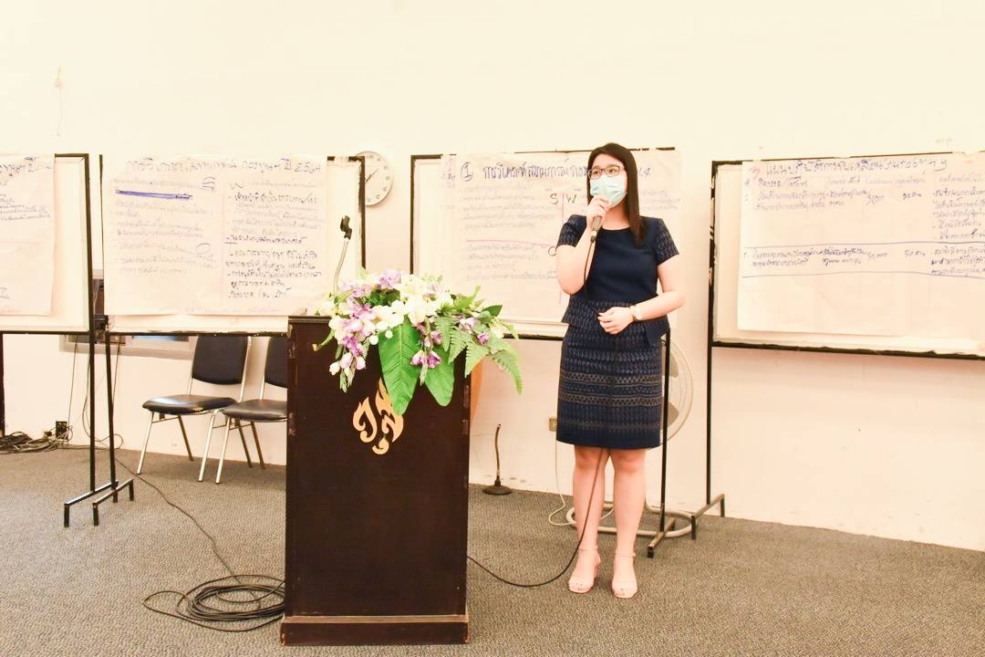 พช.มหาสารคาม จัดกิจกรรมประชุมเชิงปฏิบัติการประเมินผลทุนหมุนเวียนกองทุนพัฒนาบทบาทสตรี ประจำปี 2564 ภายใต้โครงการการพัฒนาระบบบริหารจัดการกองทุน และการประเมินผลทุนหมุนเวียน