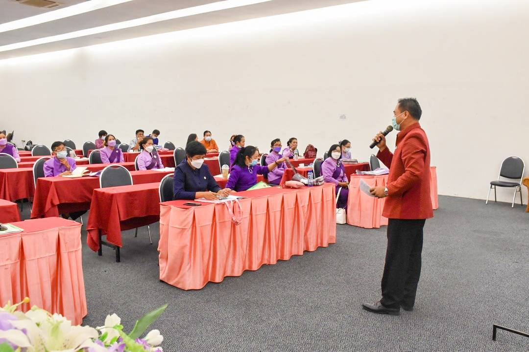 พช.มหาสารคาม จัดกิจกรรมประชุมเชิงปฏิบัติการประเมินผลทุนหมุนเวียนกองทุนพัฒนาบทบาทสตรี ประจำปี 2564 ภายใต้โครงการการพัฒนาระบบบริหารจัดการกองทุน และการประเมินผลทุนหมุนเวียน