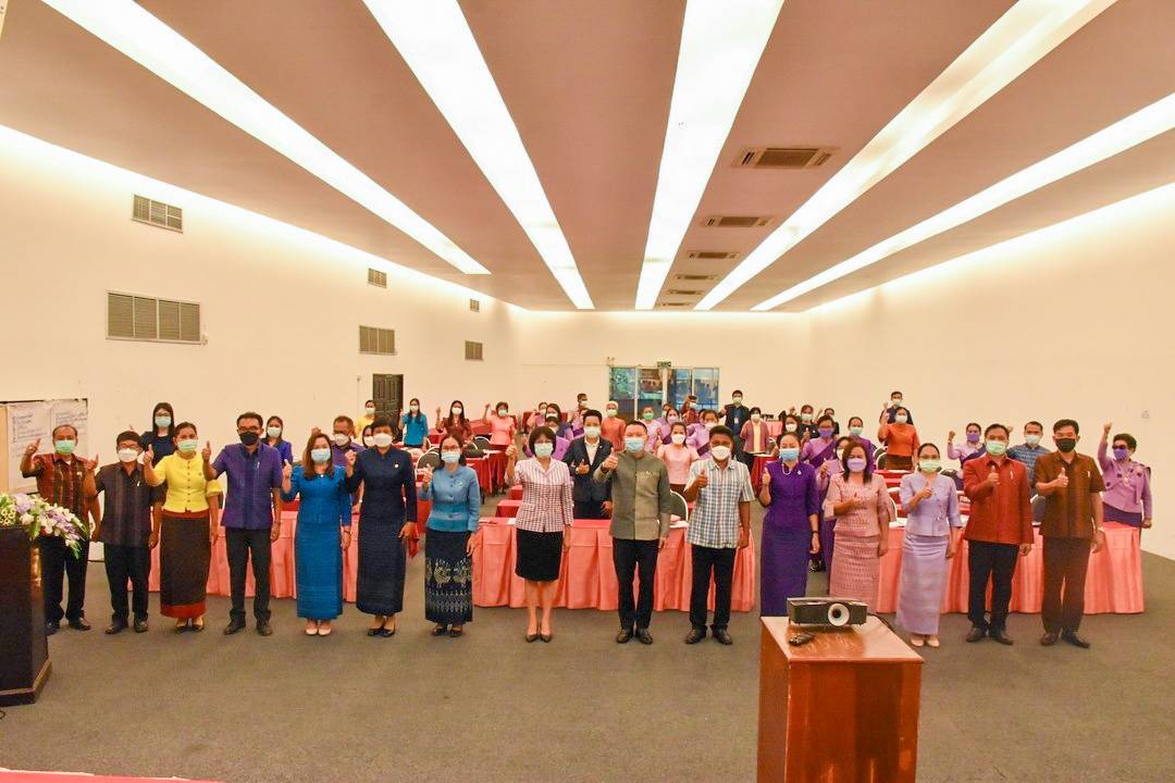 พช.มหาสารคาม จัดกิจกรรมประชุมเชิงปฏิบัติการประเมินผลทุนหมุนเวียนกองทุนพัฒนาบทบาทสตรี ประจำปี 2564 ภายใต้โครงการการพัฒนาระบบบริหารจัดการกองทุน และการประเมินผลทุนหมุนเวียน