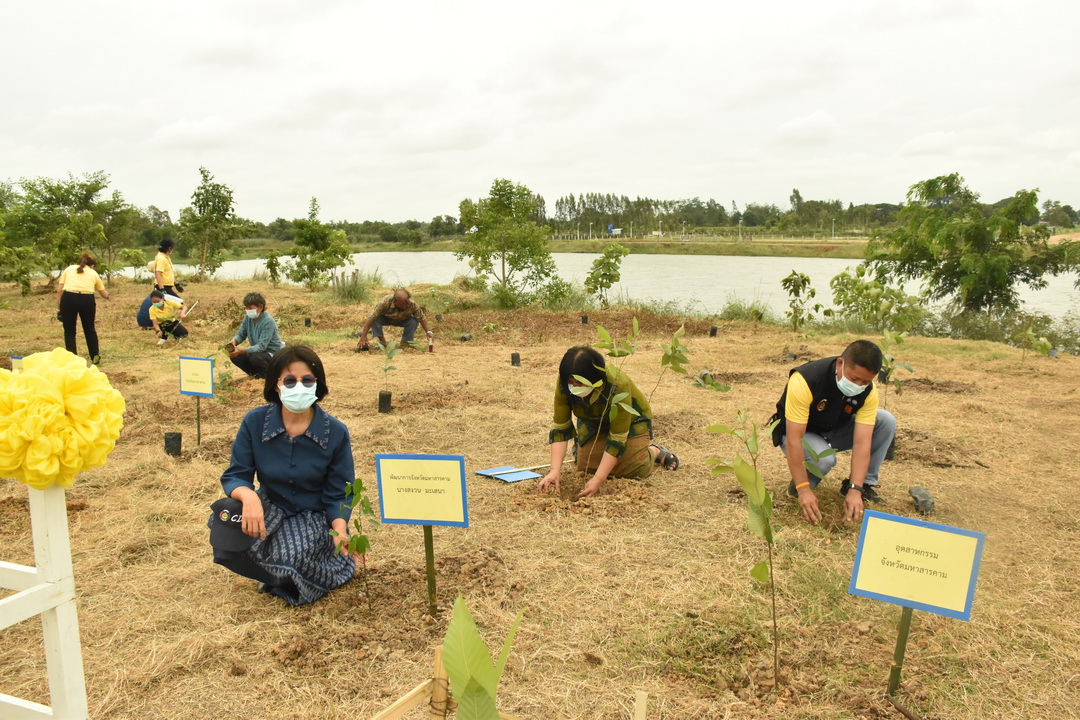 บริษัท ประชารัฐรักสามัคคีมหาสารคามฯ บูรณาการทำงานทุกภาคส่วน จัดกิจกรรม “ปลูกป่าปล่อยปลา” เฉลิมพระเกียรติเนื่องในโอกาสมหามงคลเฉลิมพระชนมพรรษา พระบาทสมเด็จพระปรเมนทรรามาธิบดีศรีสินทร มหาวชิราลงกรณพระวชิรเกล้าเจ้าอยู่หัว