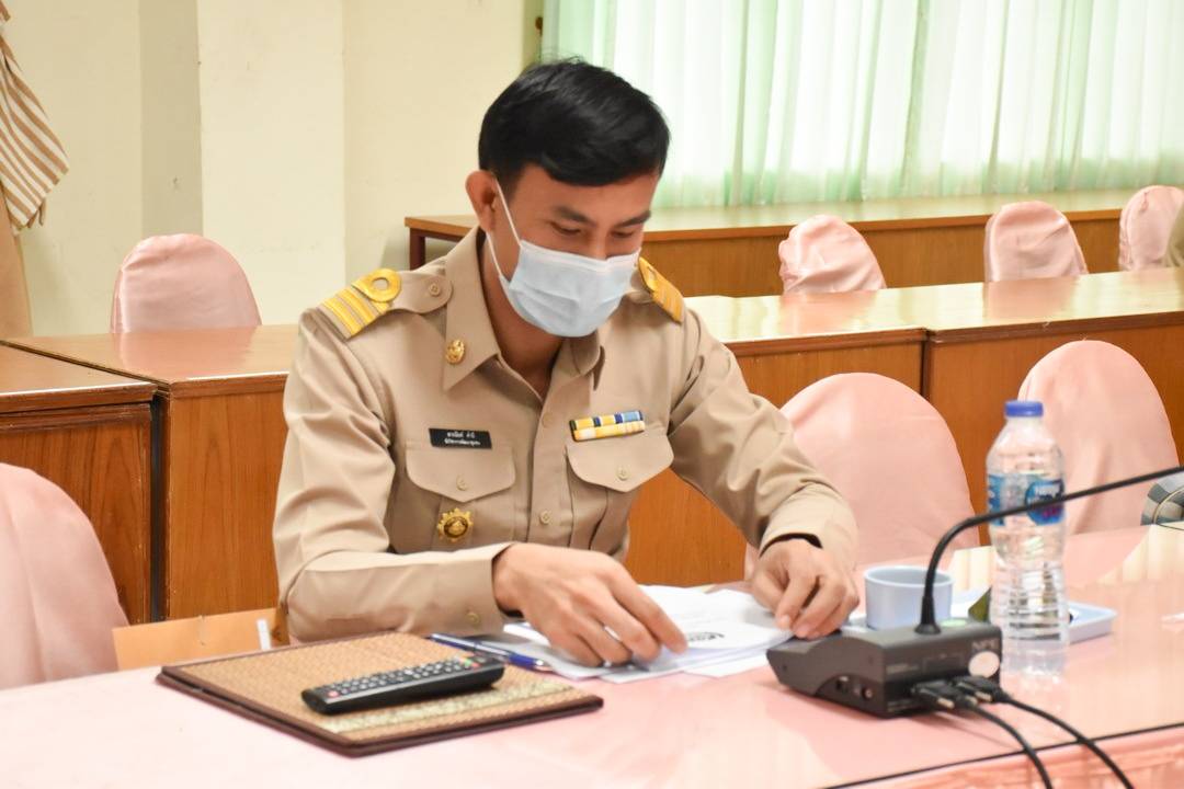 พช.มหาสารคาม ประชุมประจำเดือนสำนักงานพัฒนาชุมชนจังหวัดมหาสารคาม เพื่อสรุปผลการดำเนินงาน และติดตามเร่งรัดงานในไตรมาสสุดท้าย ประจำปีงบประมาณ 2564